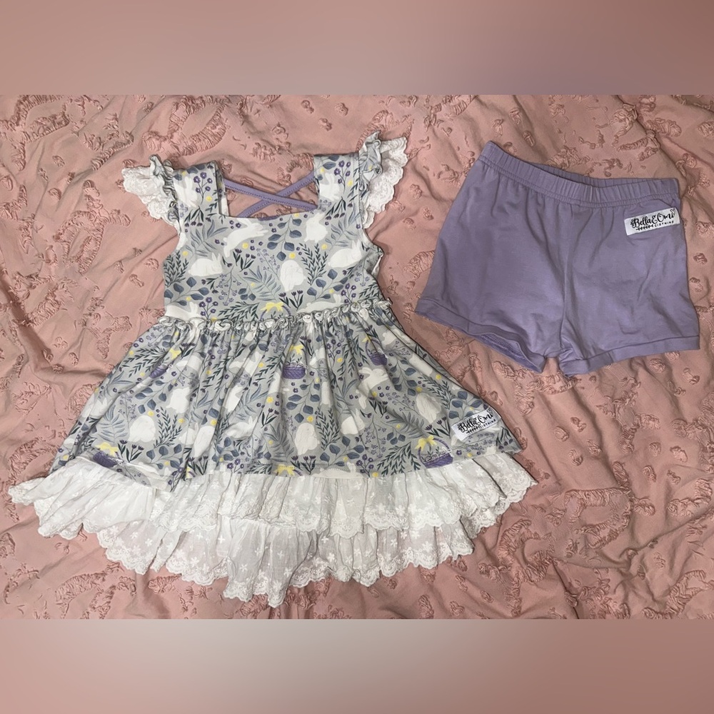 Bella & Omi Purple Bunny High Low Playset 4T